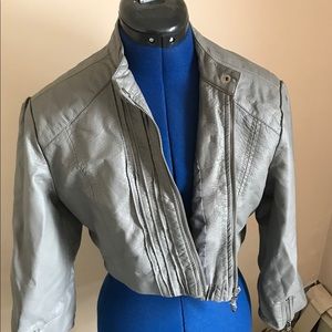 Fake leather jacket